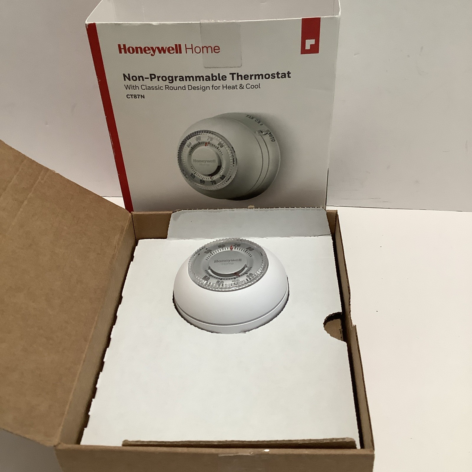 Honeywell CT87N Non- Programmable Thermostat - White, New In Open Box gallery