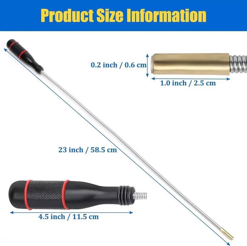 Magnetic Telescoping Pickup Rod Tool Flexible Grabber Stick Inspection Sweeper gallery