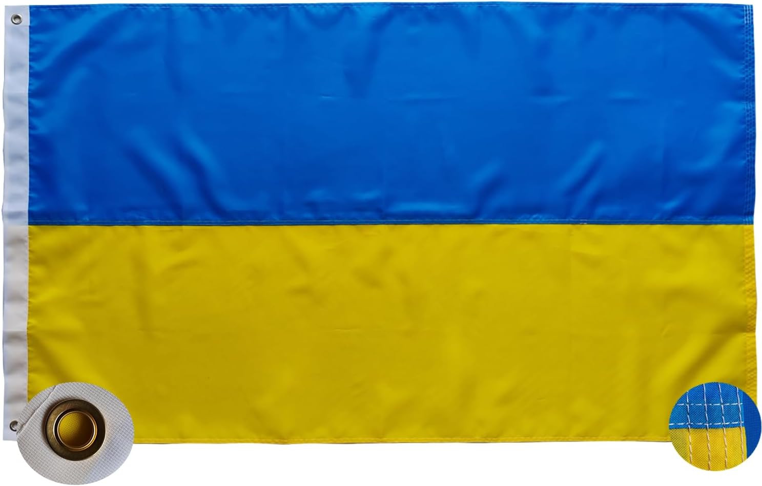 Ukraine Flag Ukrainian Flag 3X5Ft -(90X150Cm) Sewn Stripes 210D Heavy Duty Polye gallery