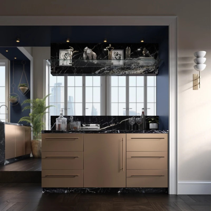 Sub-Zero Designer Series 24 In Panel Ready Smart Fridge/Freezer, DEU2450CIL gallery