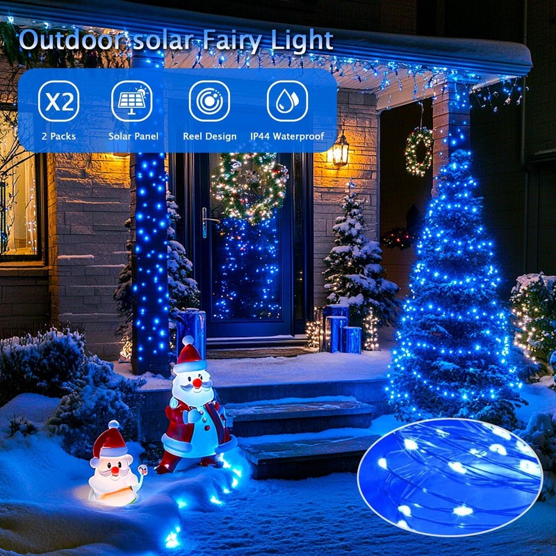 Garden Decorative Solar String Lights Fairy Outdoor Party Waterproof Lamp100LED gallery