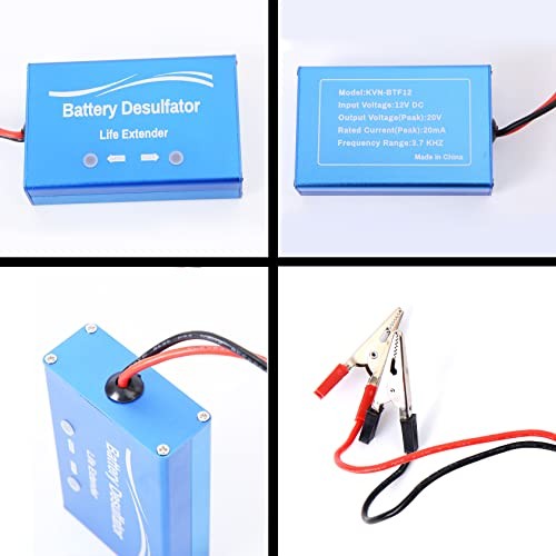 12 Volts Lead Acid Battery Maintainer & Desulfator Battery Life Extender gallery