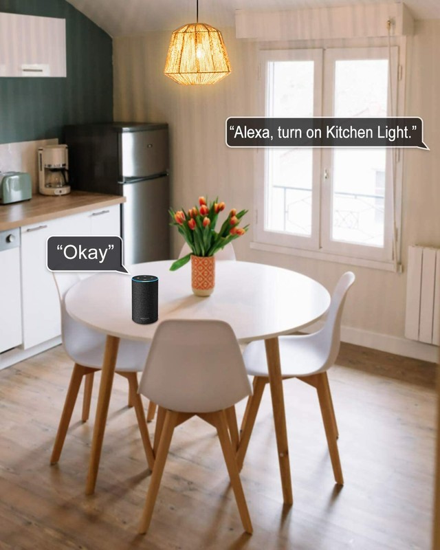 Smart Light Bulb, AL Dimmable E26 2700K, 6, 810 LM, RGB+W, set of 4 gallery