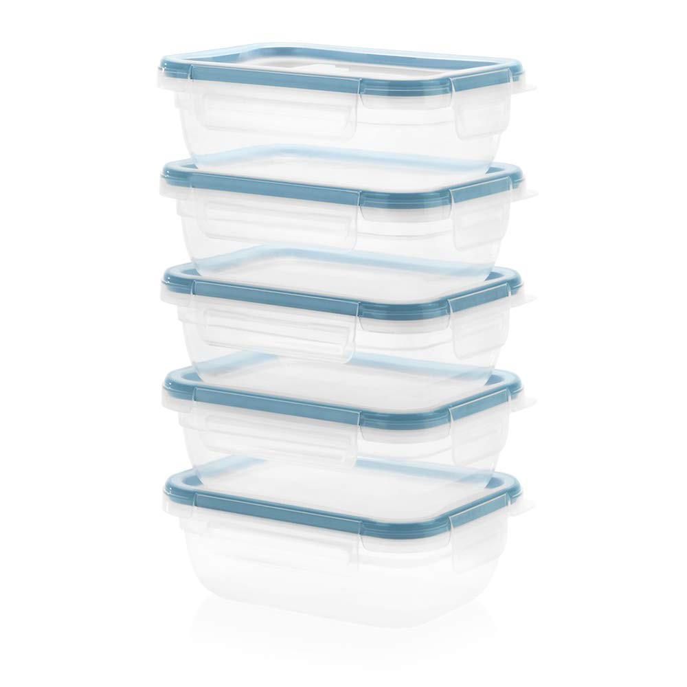 5 Pack 3 Cup Food Storage Containers Airtight Leakproof BPA Free Locking Lids gallery