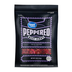 Great Value Peppered Beef Jerky, 5 Oz… Free Shipping