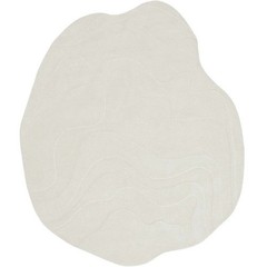 Canyon irregular White Hand-Tufted Wool Handmade Area Rug Carpet for any Room