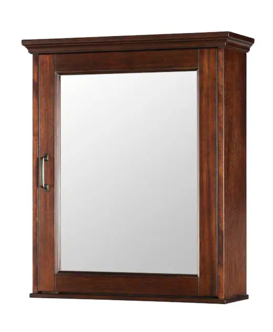 Home Decorators Collection Ashburn 23 in. W x 28 in. H Medicine Cabinet & Mirror gallery