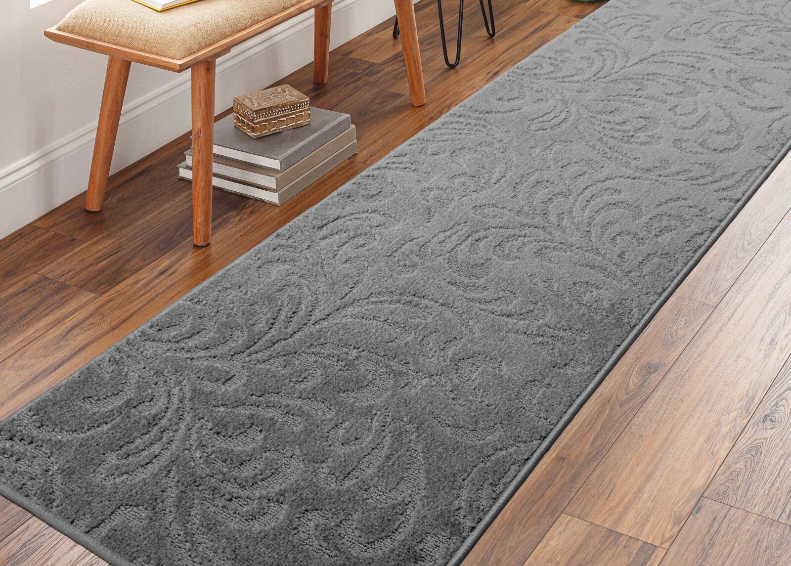Non Skid, Machine Washable, Hallway, Kitchen Runner Rug, Your Choice of Length gallery