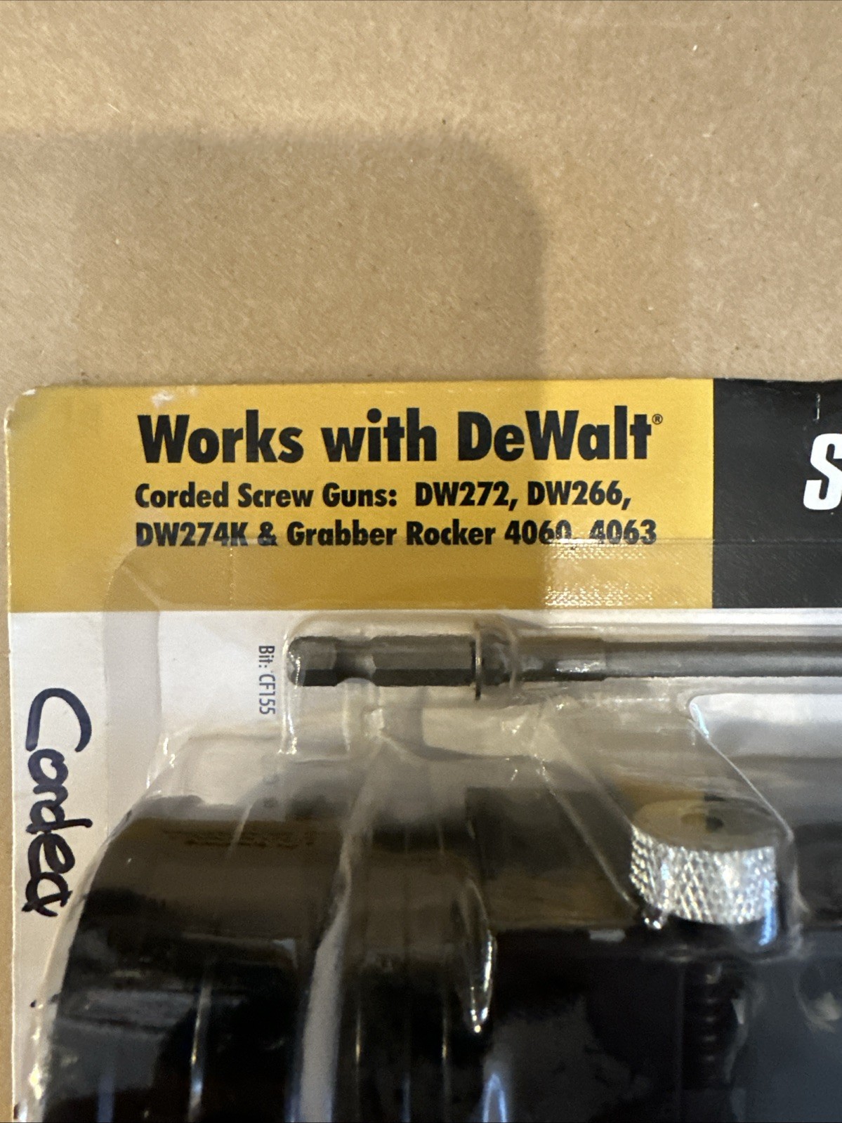 Grabber SuperDrive N7 SDN7D1 Collated Screw Attachment CORDED DeWalt New Sealed gallery