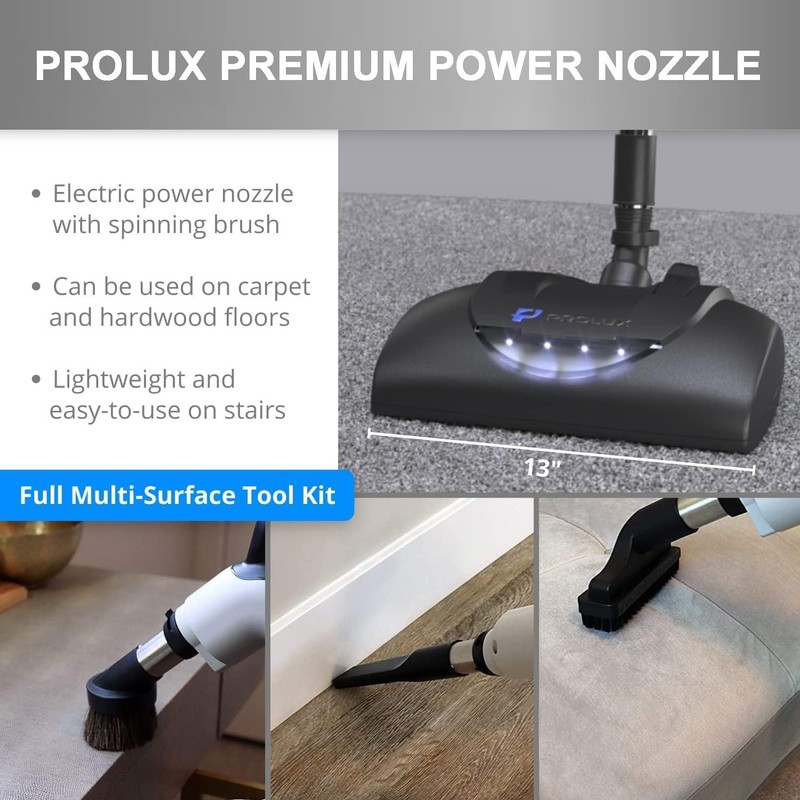 Premium Prolux 35 foot Universal Central Vacuum Hose Kit w/ 6 foot Pigtail Cord gallery