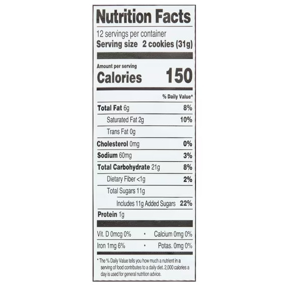 Great Value Chocolate Chip Chewy Cookies, 13 Oz gallery