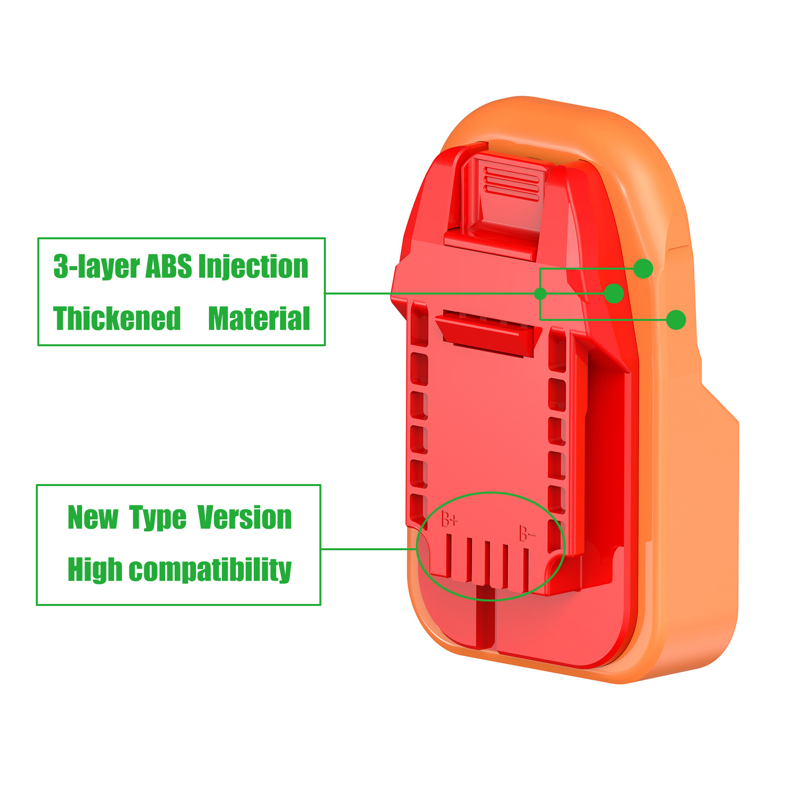 1x Adapter Upgrade for Ridgid 18v Li-lon Battery To Bauer 20v Cordless All Tools gallery