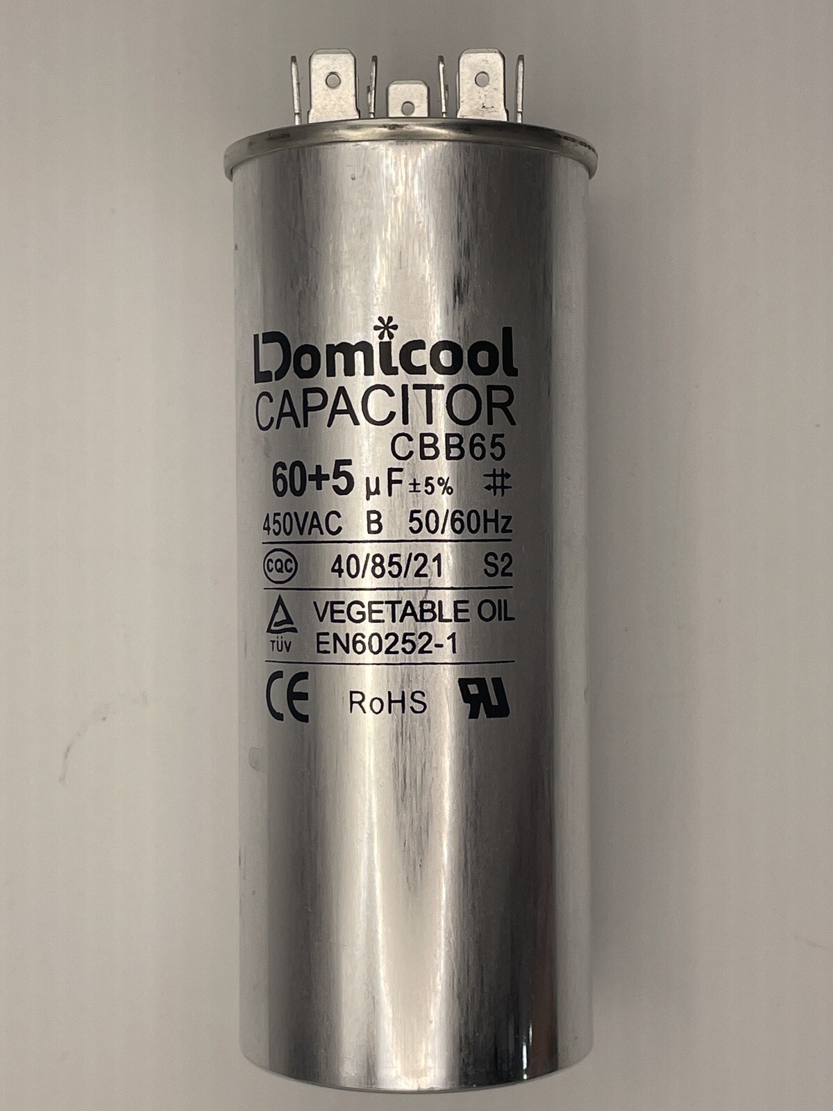 60+5mf run capacitor compressor/fan HVAC Ruud Rheem Trane Carrier York Goodman.. gallery