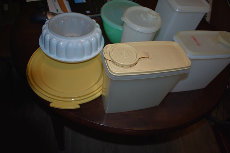 Vintage Tupperware Replacement items Complete Your Set Salad Bowl Shake Produce gallery