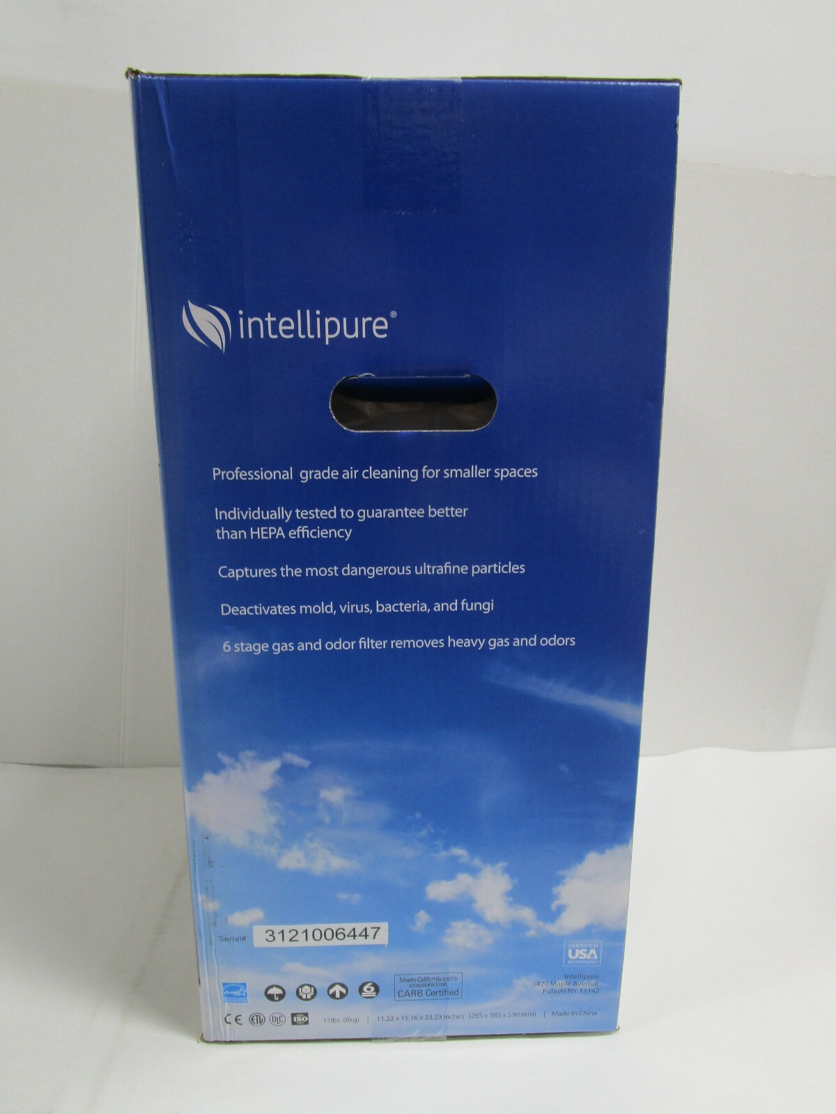 INTELLIPURE COMPACT AIR PURIFICATION SYSTEM 10600-9 NEW SEALED SEE PHOTOS gallery