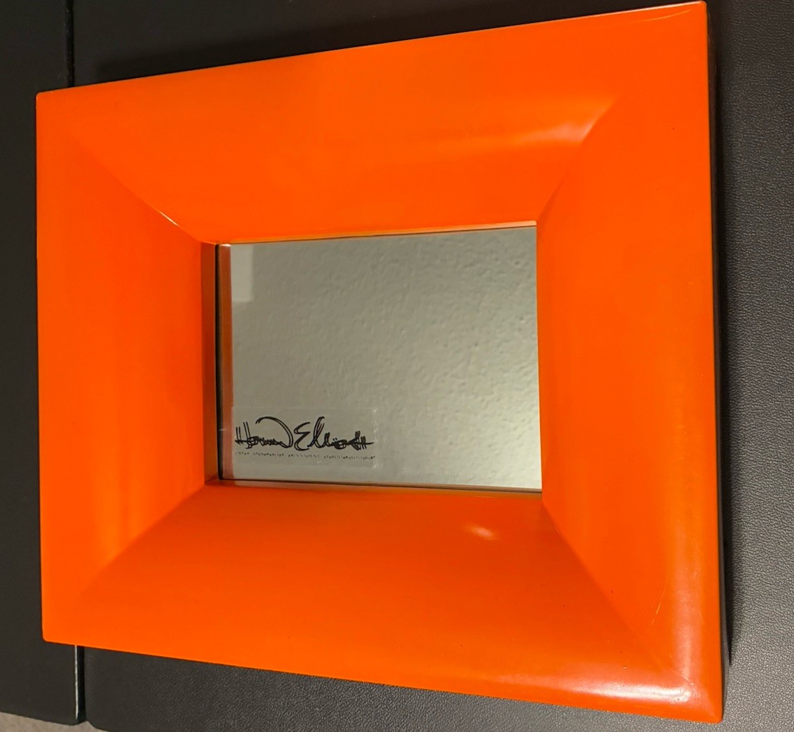 Orange Square Candy Mirror Howard Elliott Wall Hanging Picture Frame Décor gallery