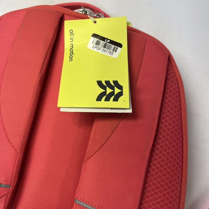 All in Motion Sporty 19" Backpack Red/Lime 5