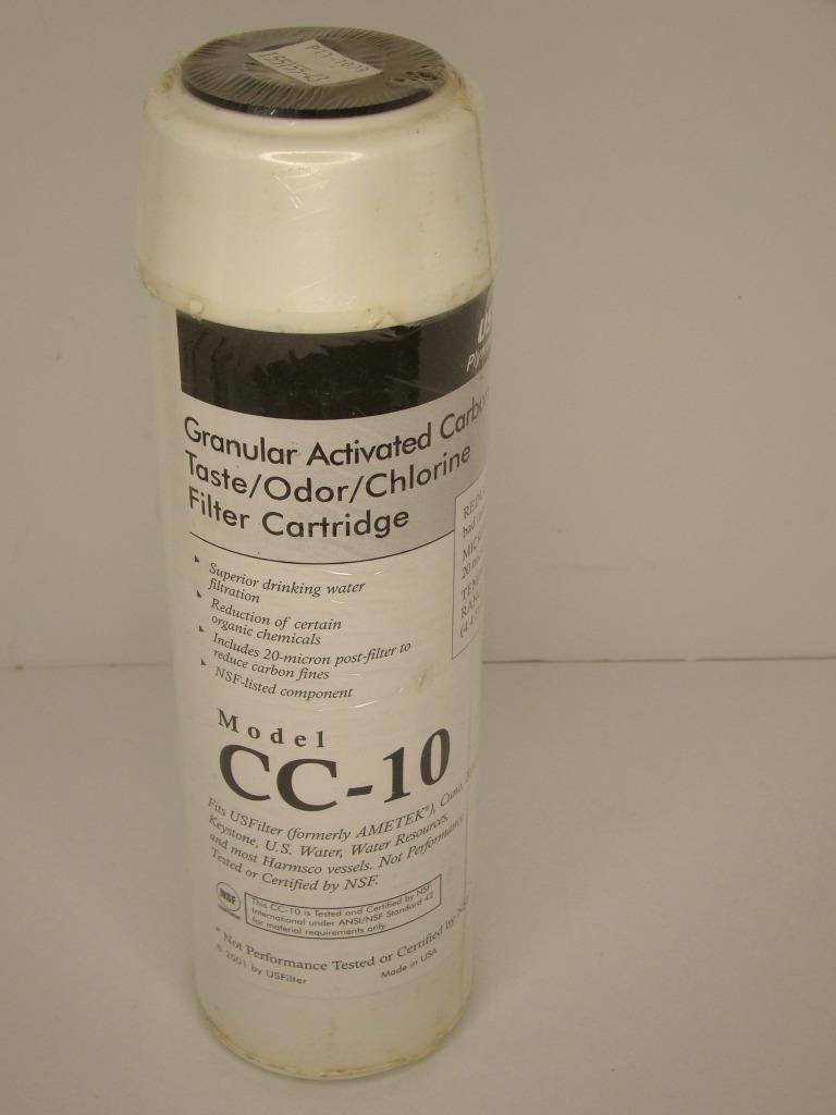 4 CC-10 GRANULAR ACTIVATED CARBON TASTE/ODOR/CHLORINE FILTER CARTRIDGE gallery
