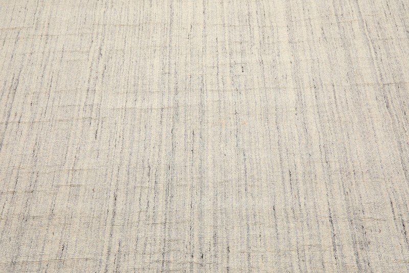 Multi Size Hand Loomed Wool Ivory, Gray Rug gallery