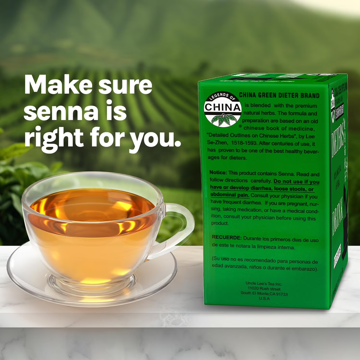 30 Count Caffeine Free Green Dieters Tea - 4pack gallery