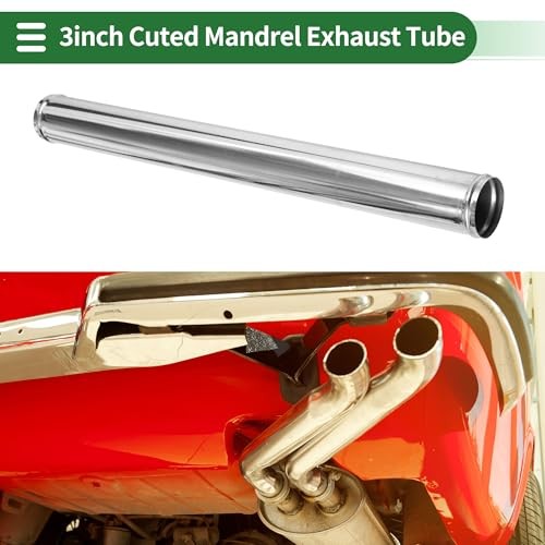 76mm/3'' Inch OD Straight Pipe Mandrel Tube 30" Length T304 Stainless 3" OD gallery