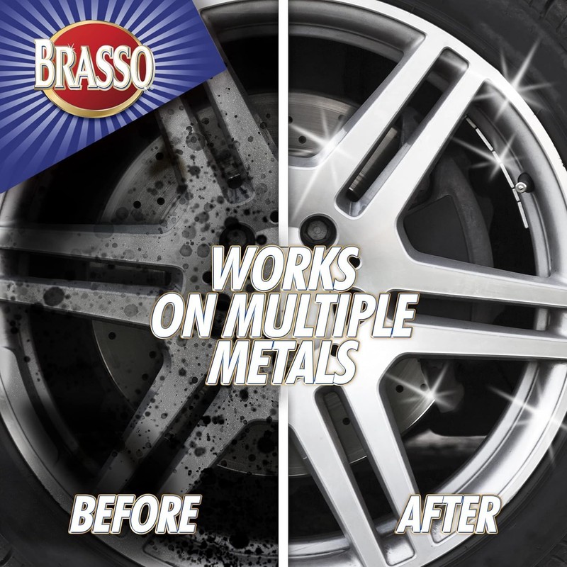 NEW Brasso-2660089334 Multi-Purpose Metal Polish, 8 oz(FAST SHIPPING) gallery