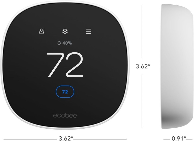 ecobee Smart Thermostat Essential - Energy Star Certified programmable Wi-Fi gallery