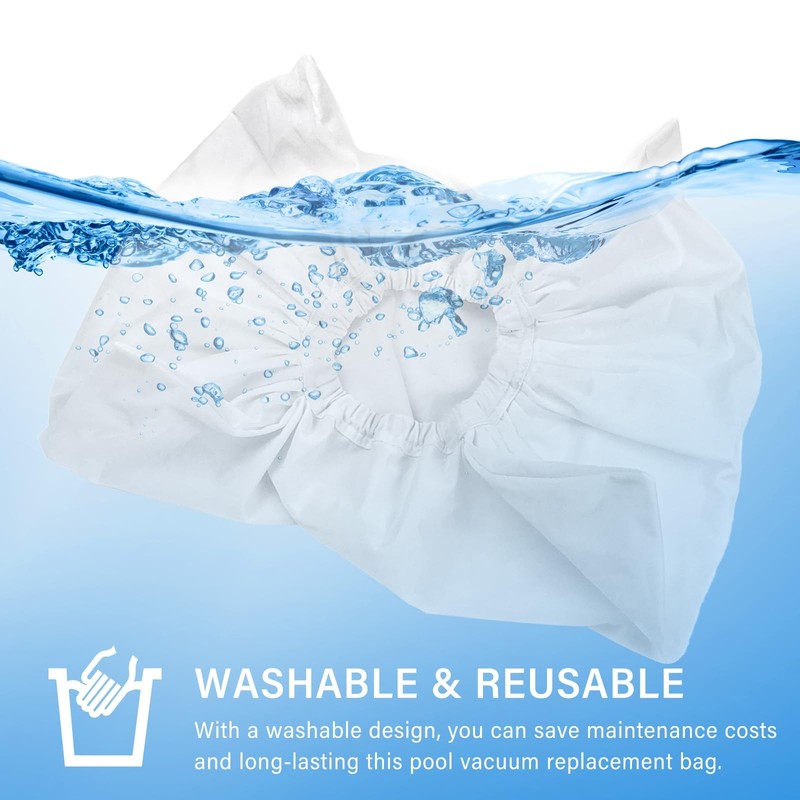 Pool Cleaner Filter Bag Replacement for Aquafirst & Aquabot Pool Cleaner, Mesh gallery