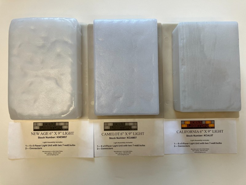 (2-Pack) Kerr Lighting Camelot Paver Light (6" x 9") for Driveways, Patios! gallery