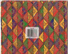 Festive Geometric Gift Wrap, All Occasion, 12.5 sq ft, Bright Colorful, Vintage