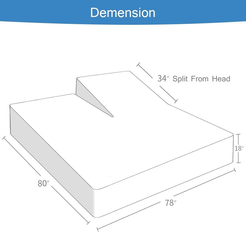 Split Top King Sheets Only, Head King Sheet for 34" Top Split from Head Adjus... gallery