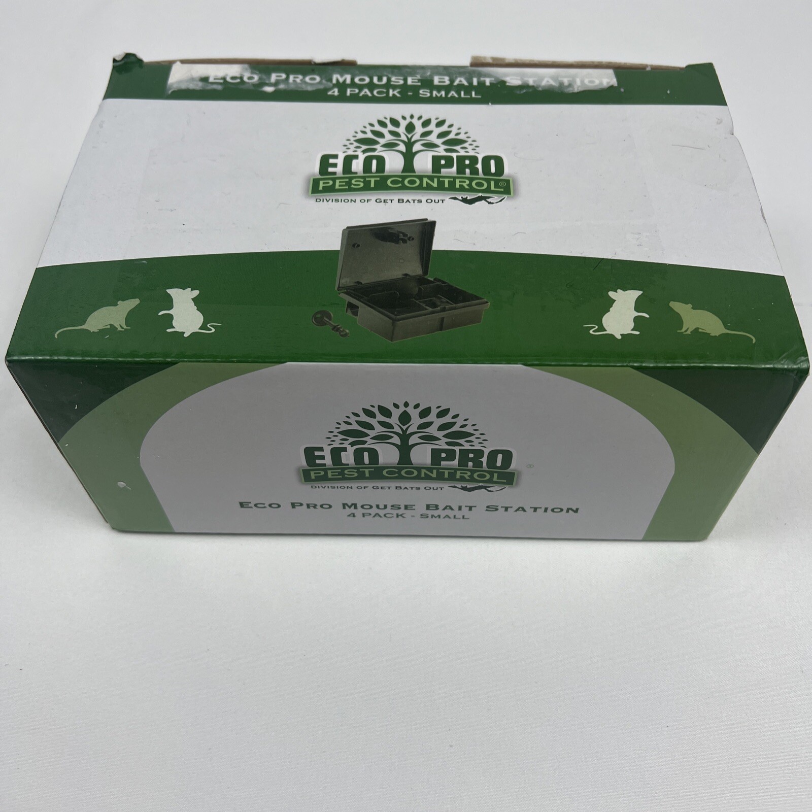 Eco Pro Mouse Small Bait Station Pet / Children Safe With Lock And Key 4-pack gallery