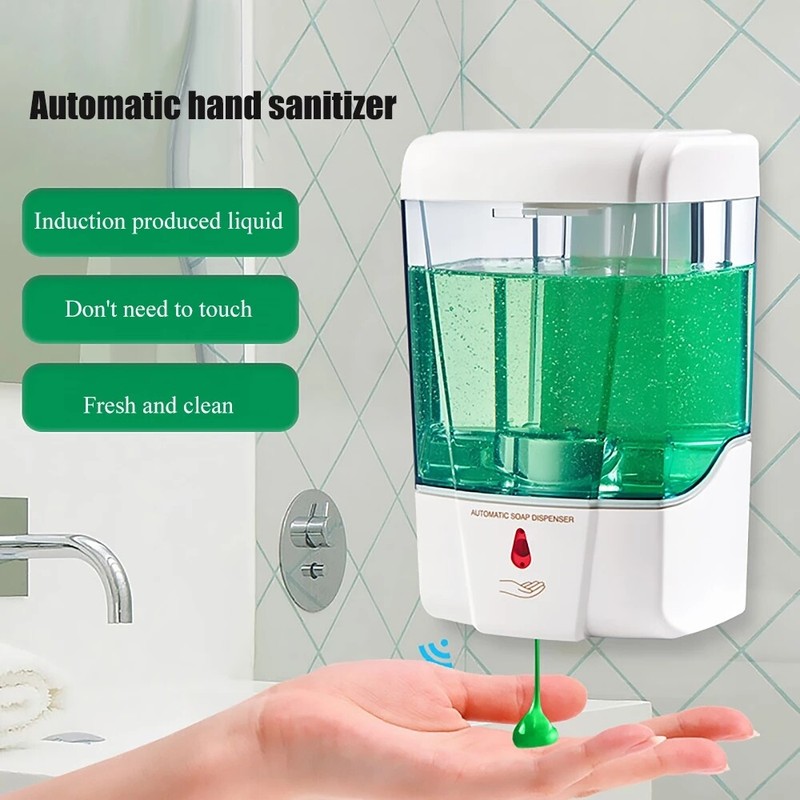 Automatic Soap Dispenser Wall Mounted 700ml Dispenser Touchless Soap Lotion Pump gallery
