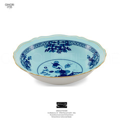 Richard Ginori Oriente Italiano Iris Plate Bottom Centerpiece cm 35/in 13.77