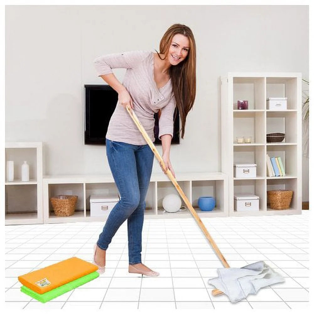 Cuban Style Wood T Mop Durable Cleaning Tool Hardwood Tile Floor Easy Use gallery