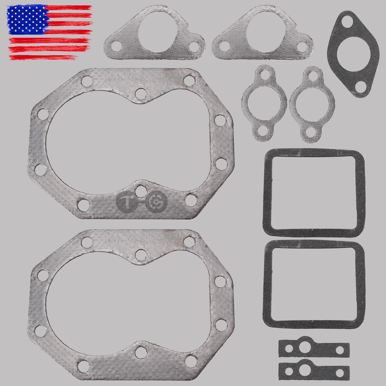 NEW TOP END GASKET SET WITH HEAD GASKETS FITS ONAN P224, NH, NHC, T260 USPS gallery