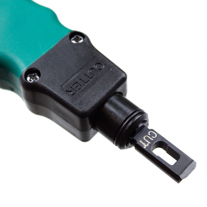 Pro'sKit CP-3148 Punch Down Tool - with 110 and 66 Combi-Blade, cuts both ends gallery