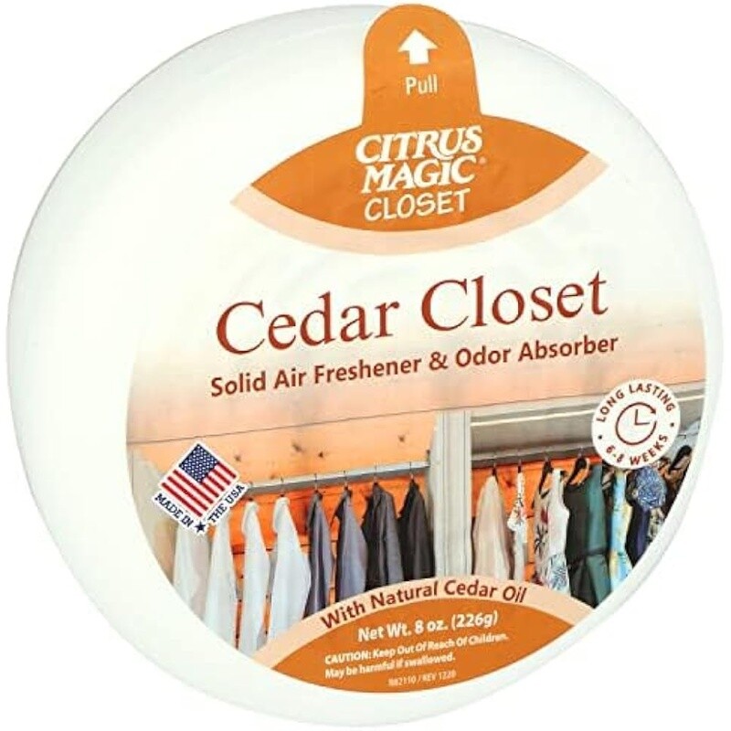 Cedar Closet Odor Absorbing Solid Air Freshener 8 Weeks Freshness Control New gallery