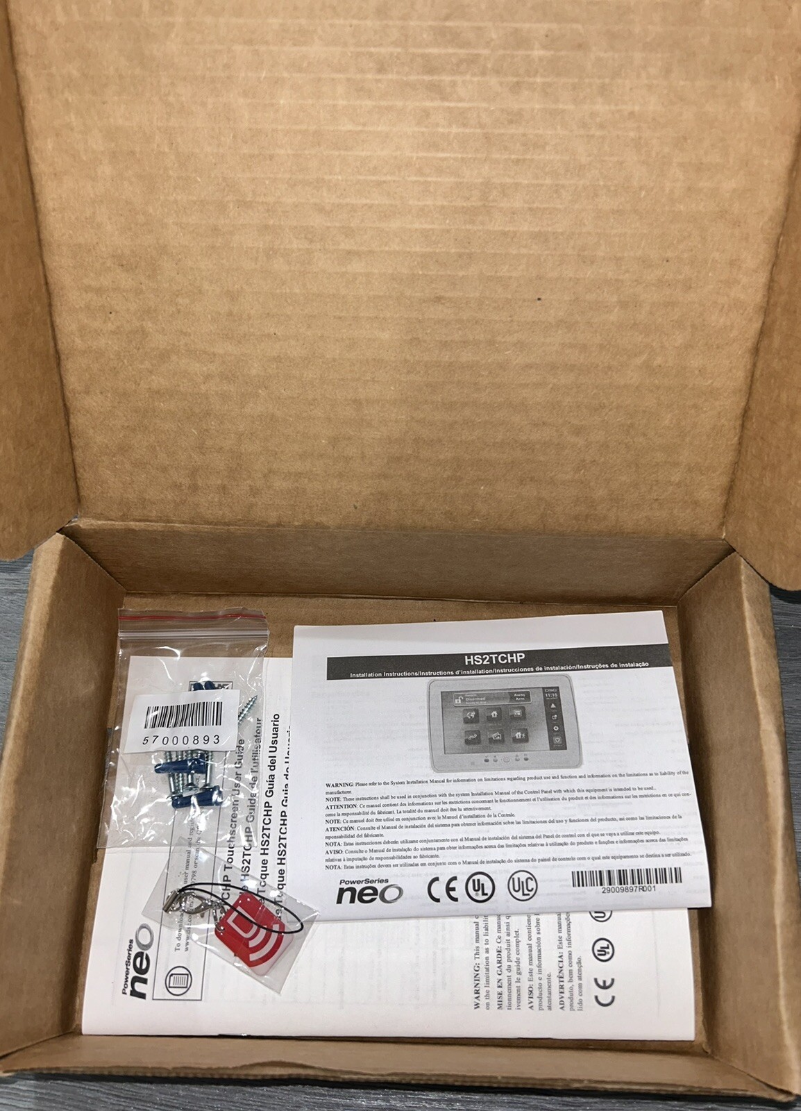 NEW In Original Packaging HS2TCHP NEO TouchScreen Alarm Keypad gallery