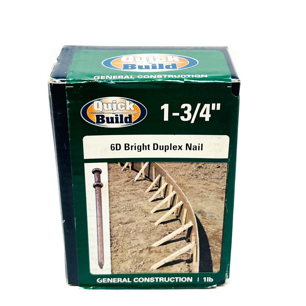Quick Build 06DP1LB General Construction Duplex Nail 6d 1-3/4 in Bright Finish gallery