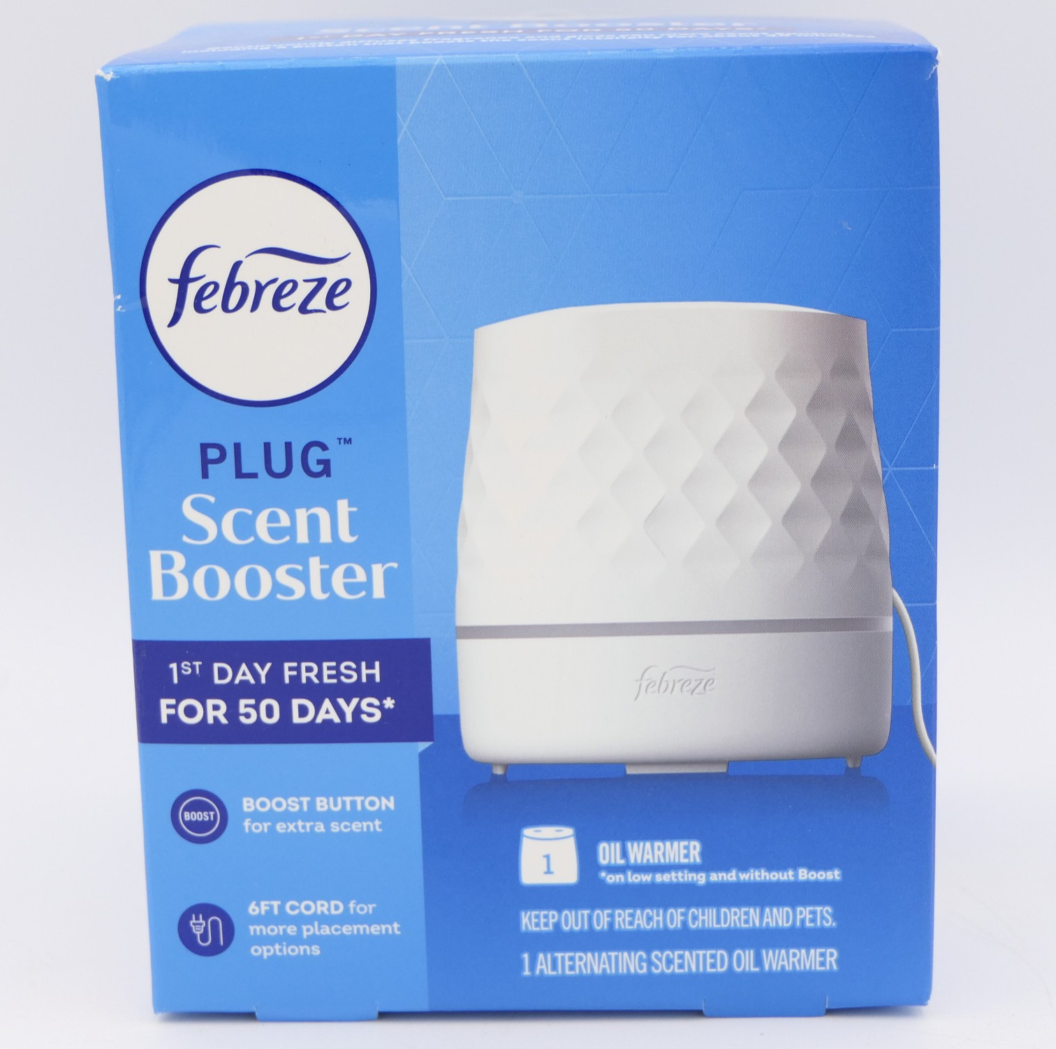 Febreze Plug Scent Booster Continuous Scented Oil Warmer Plug In Device 6ft Cord gallery