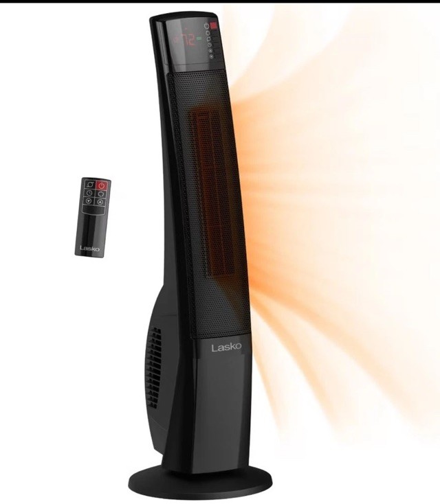 Lasko Ultra Ceramic Tower Room Space Heater Indoor Adjustable Black 1500W gallery