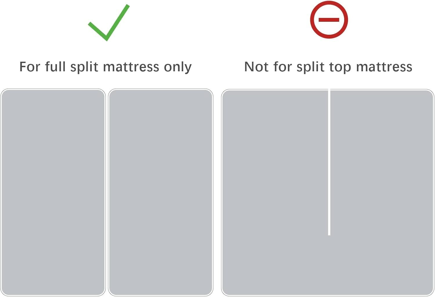 Terry Split King Mattress Protector Pad Cover for Adjustable Bed Fitted up-14'' gallery