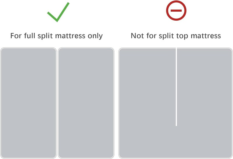 Terry Split King Mattress Protector Pad Cover for Adjustable Bed Fitted up-14'' gallery