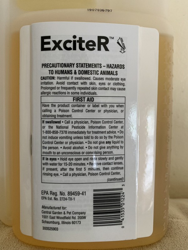 ExciteR Professional Insecticide 6% Pyrethrin 16oz Concentrate Ants Fleas Roach gallery