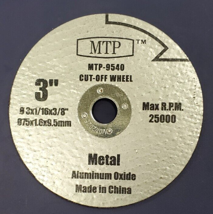 3" Abrasive Disc Cutting Blade For Ryobi Milwaukee Dewalt Cutoff Abrasive 3/8" gallery