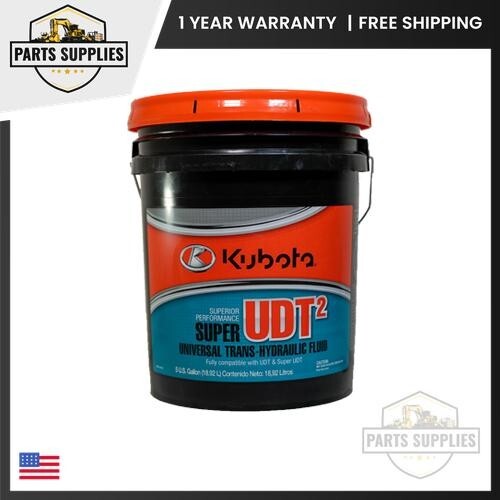 Kubota Super UDT2 Universal Trans-Hydraulic Fluid 5-Gallon gallery