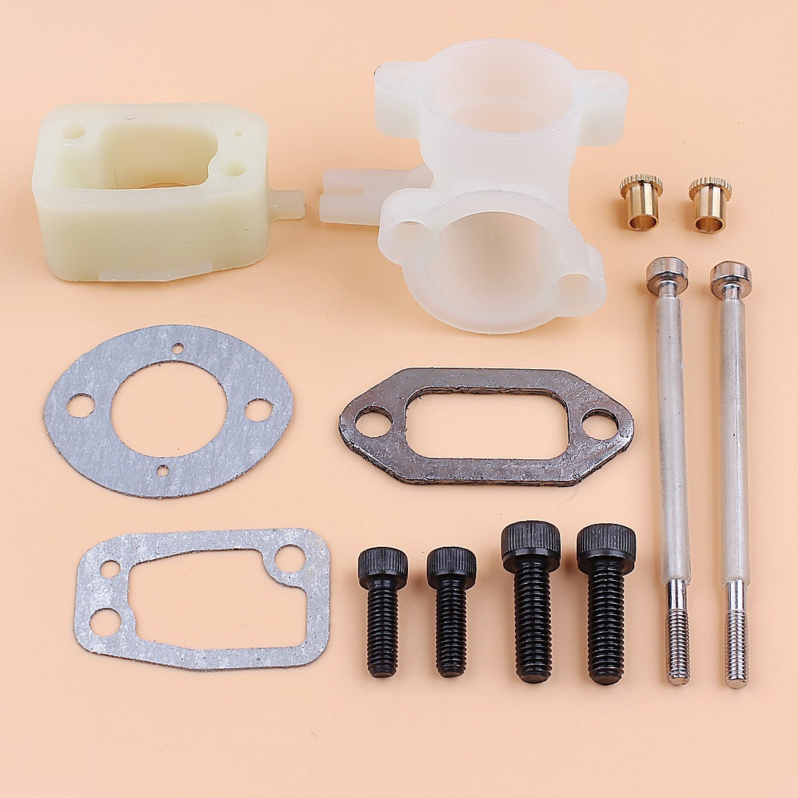 Intake Manifold Adaptor Kit for Husqvarna 266 266XP 266SE Chainsaw Gaskets Bolts gallery