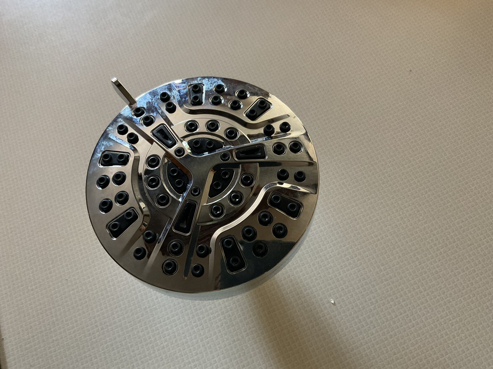 REHAVE 5” Used Rainfall Shower Head with 63 Jets, 8 Spray Modes - Chrome Finish gallery