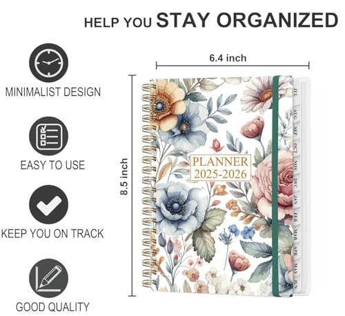 Planner 2025-2026 - Weekly & Monthly Planner from July 2025 to June 2026, gallery